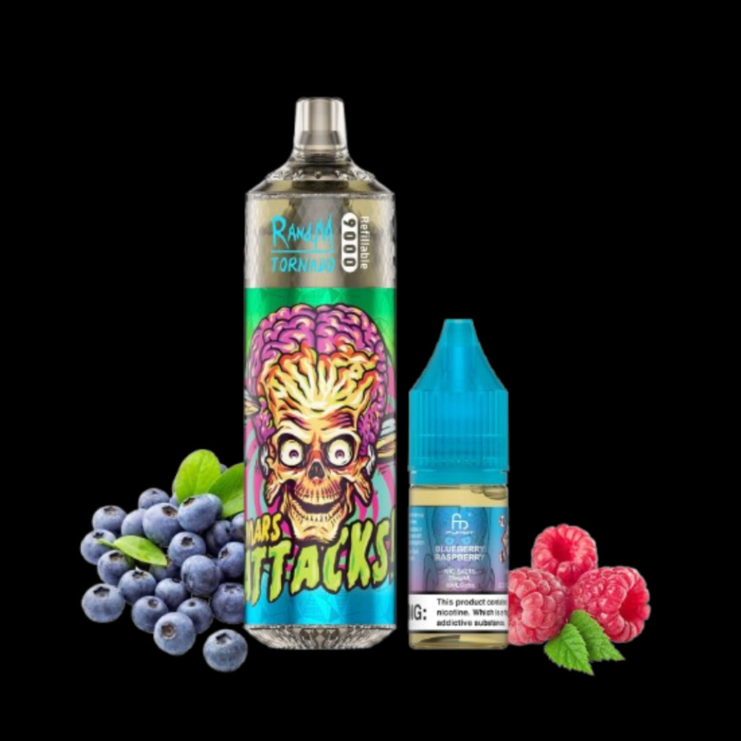 RANDM TORNADO 9000 Blueberry Raspberry