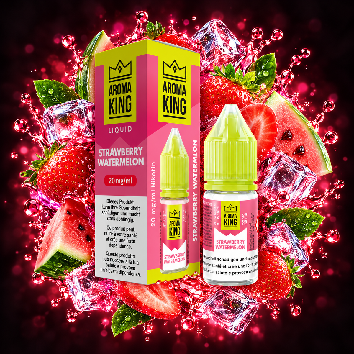 AROMA KING LIQUID 10ML Strawberry Watermelon