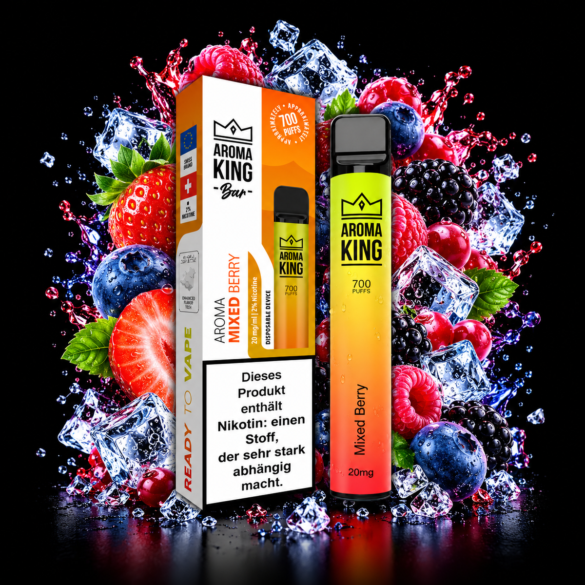 AROMA KING BAR 700 Mixed Berry