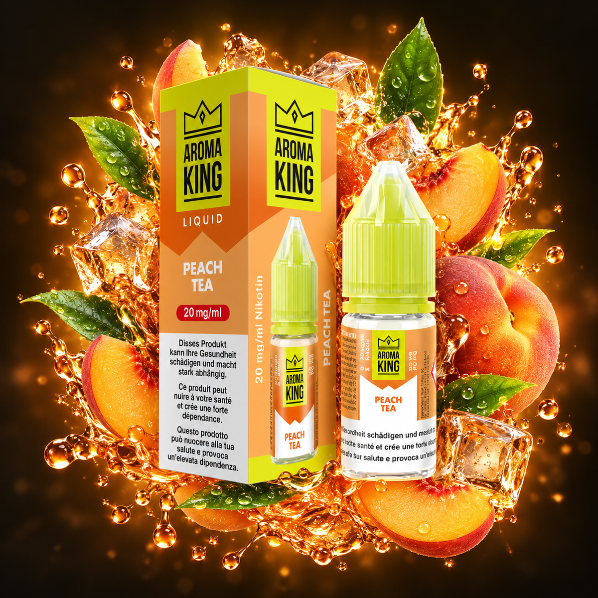 AROMA KING LIQUID 10ML Peach Tea