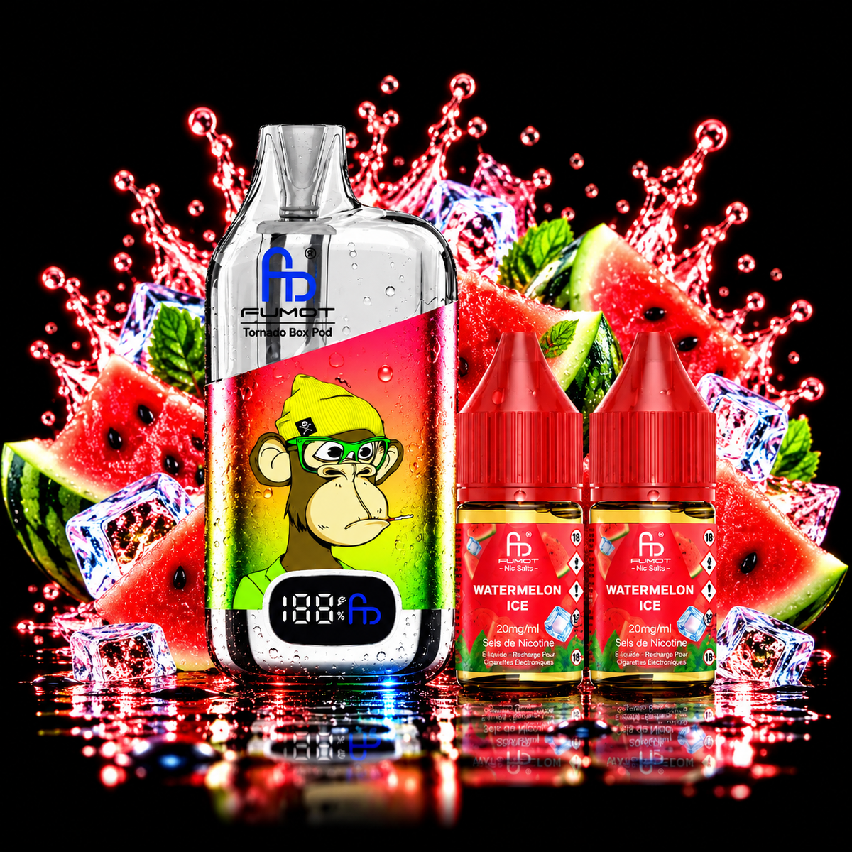 FUMOT TORNADO BOX 50K Watermelon Ice