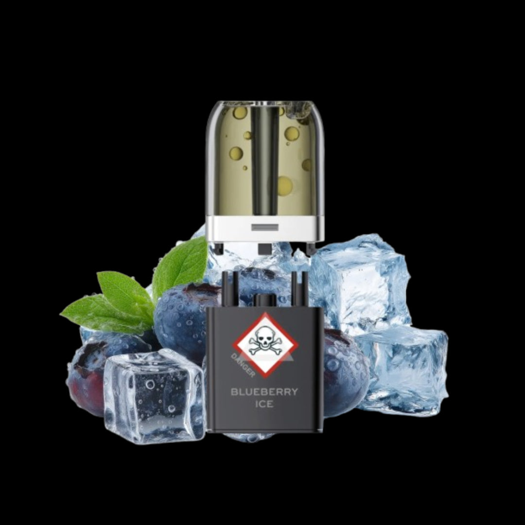 VOZOL NEON PLUG MAX | Blueberry Ice | Liquid Pods