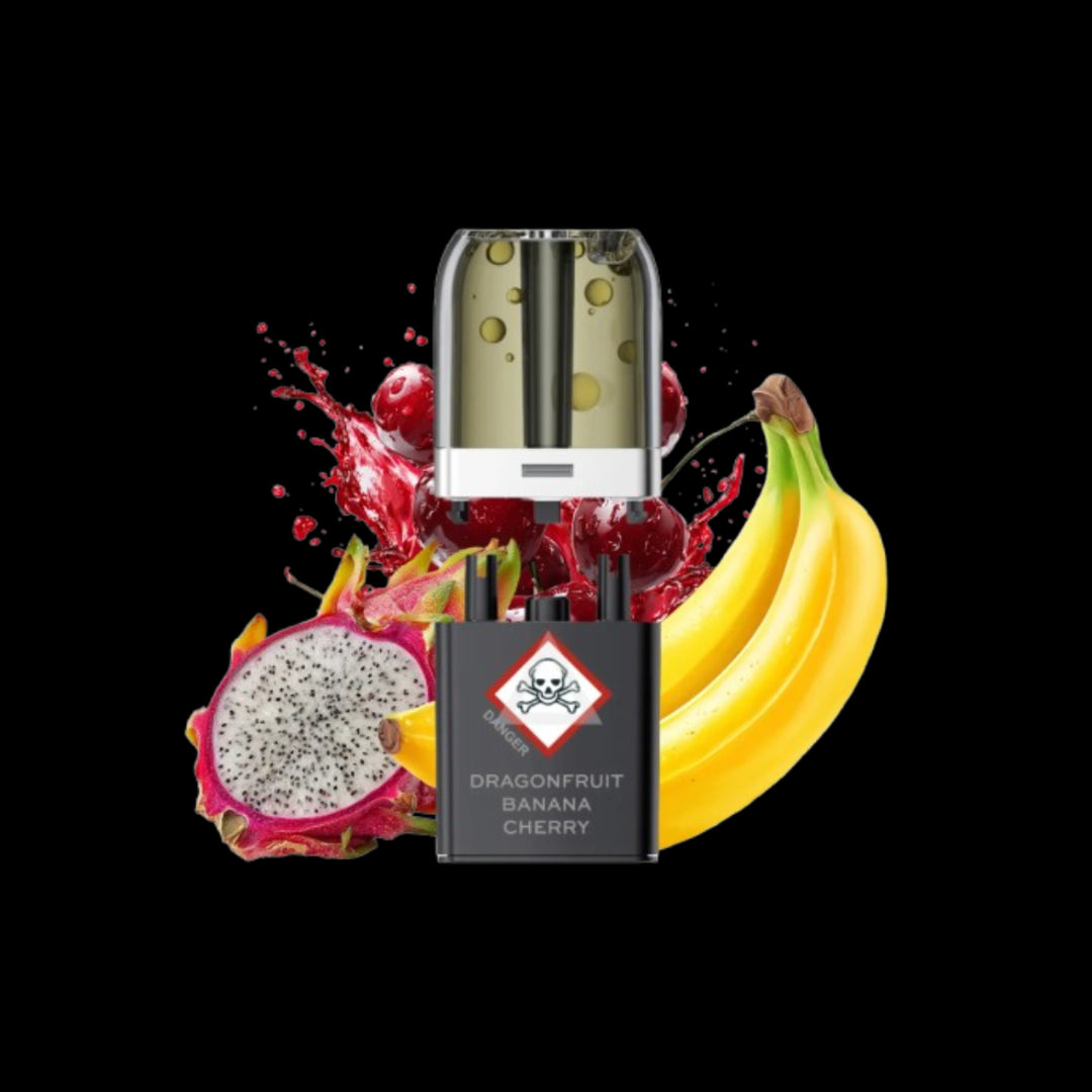 VOZOL NEON PLUG MAX | Dragonfruit Banana Cherry | Liquid Pods