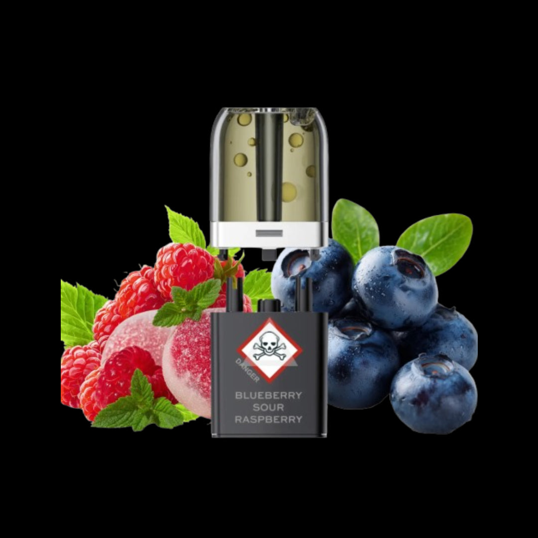 VOZOL NEON PLUG MAX | Blueberry Sour Raspberry | Liquid Pods