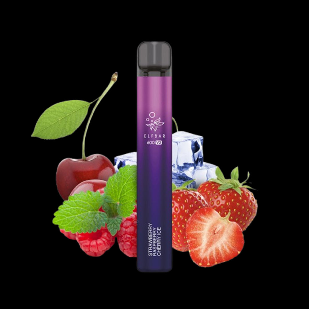 ELFBAR 600V2 Strawberry Raspberry Cherry Ice