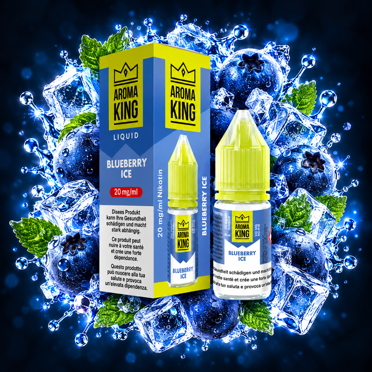 AROMA KING LIQUID 10ML Blueberry Ice