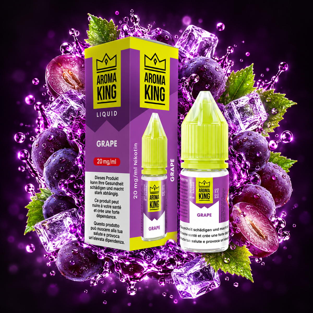 AROMA KING LIQUID 10ML Grape