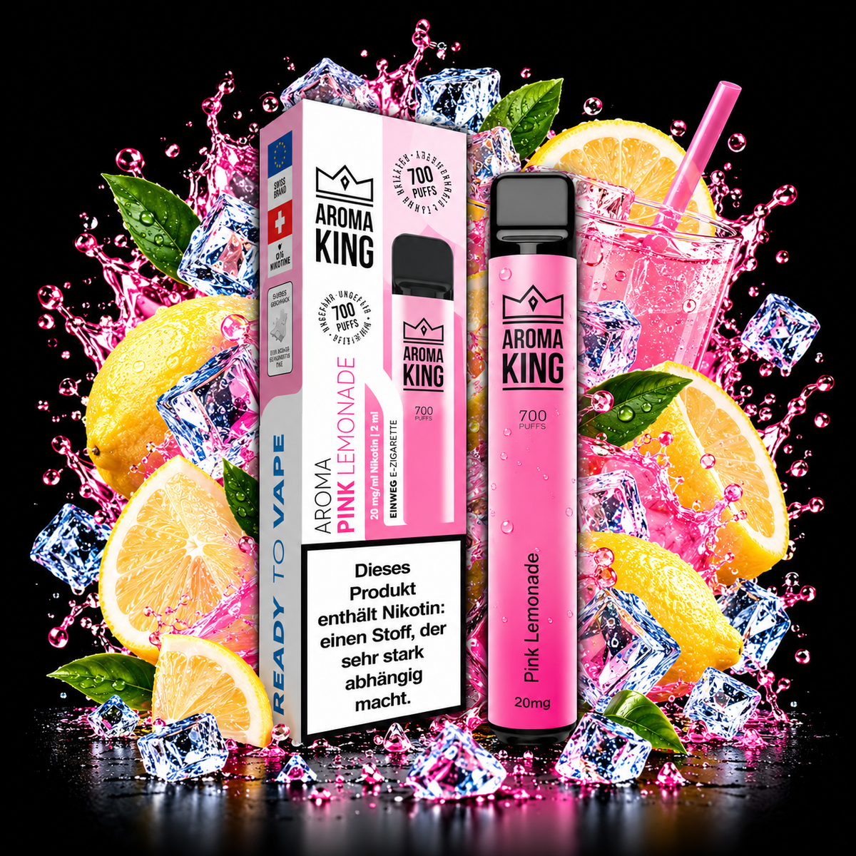 AROMA KING BAR 700 Pink Lemonade