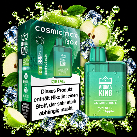 AROMA KING COSMIC MAX BOX Sour Apple