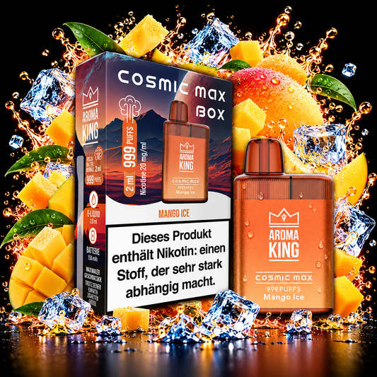 AROMA KING COSMIC MAX BOX Mango Ice