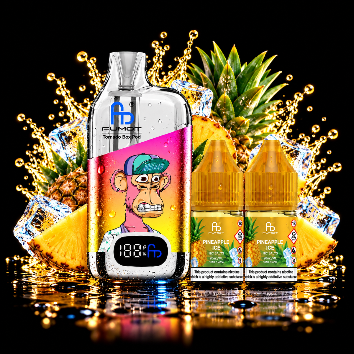 FUMOT TORNADO BOX 50K Pineapple Ice