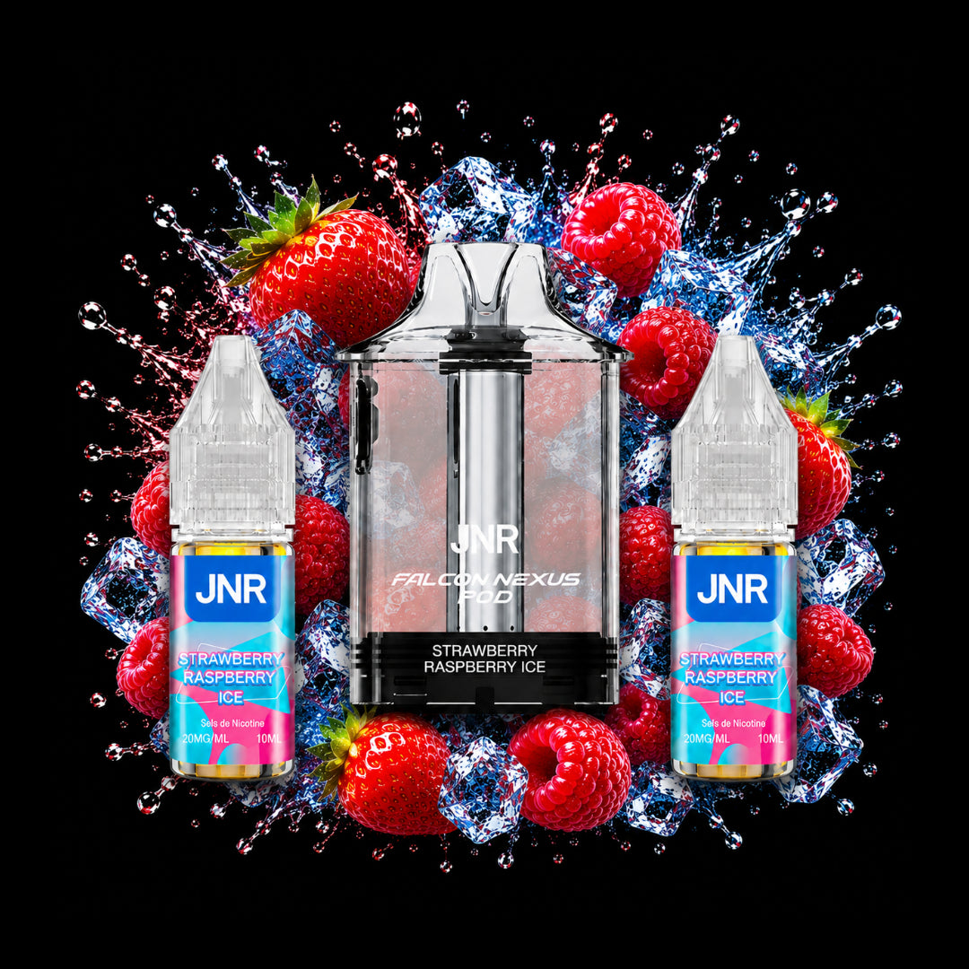 JNR FALCON NEXUS 55K POD Strawberry Raspberry Ice