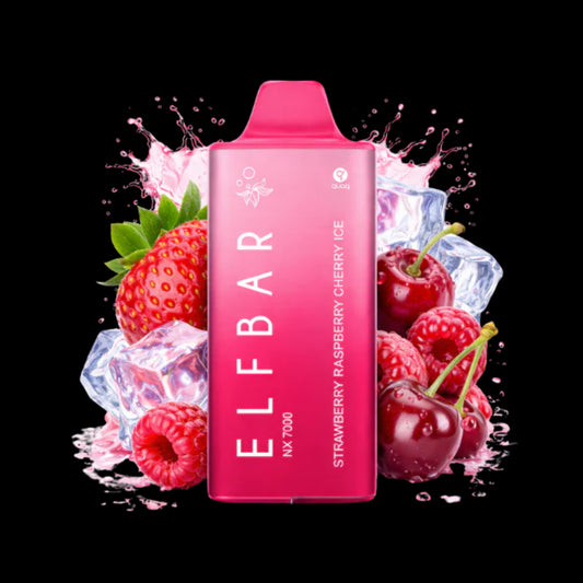 ELFBAR NX7000 KIT Strawberry Raspberry Cherry Ice