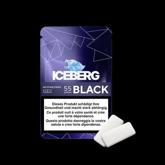 ICEBERG NICOTINE STRIPS Black