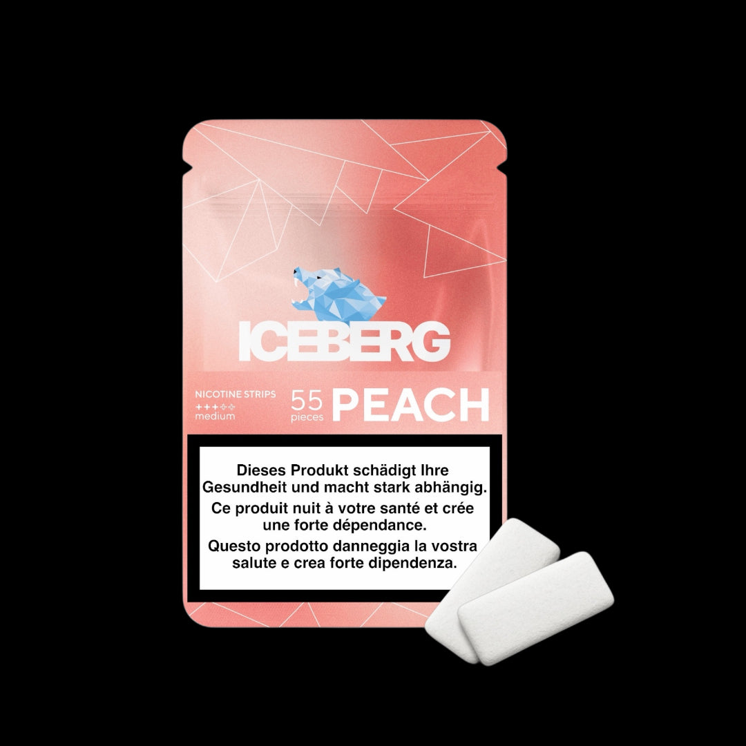 ICEBERG NICOTINE STRIPS Peach