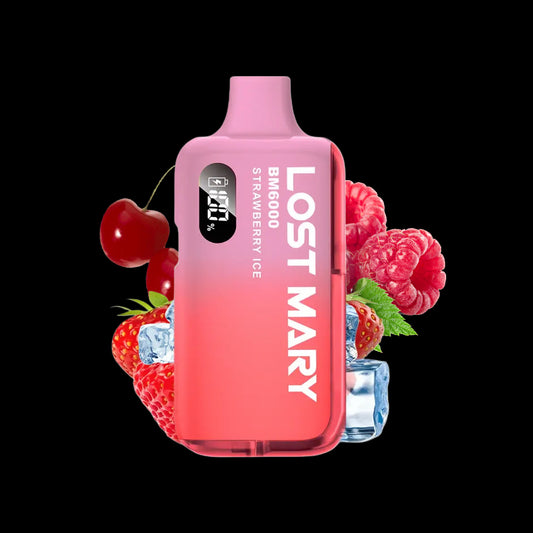 LOST MARY BM6000 Strawberry Raspberry Cherry Ice